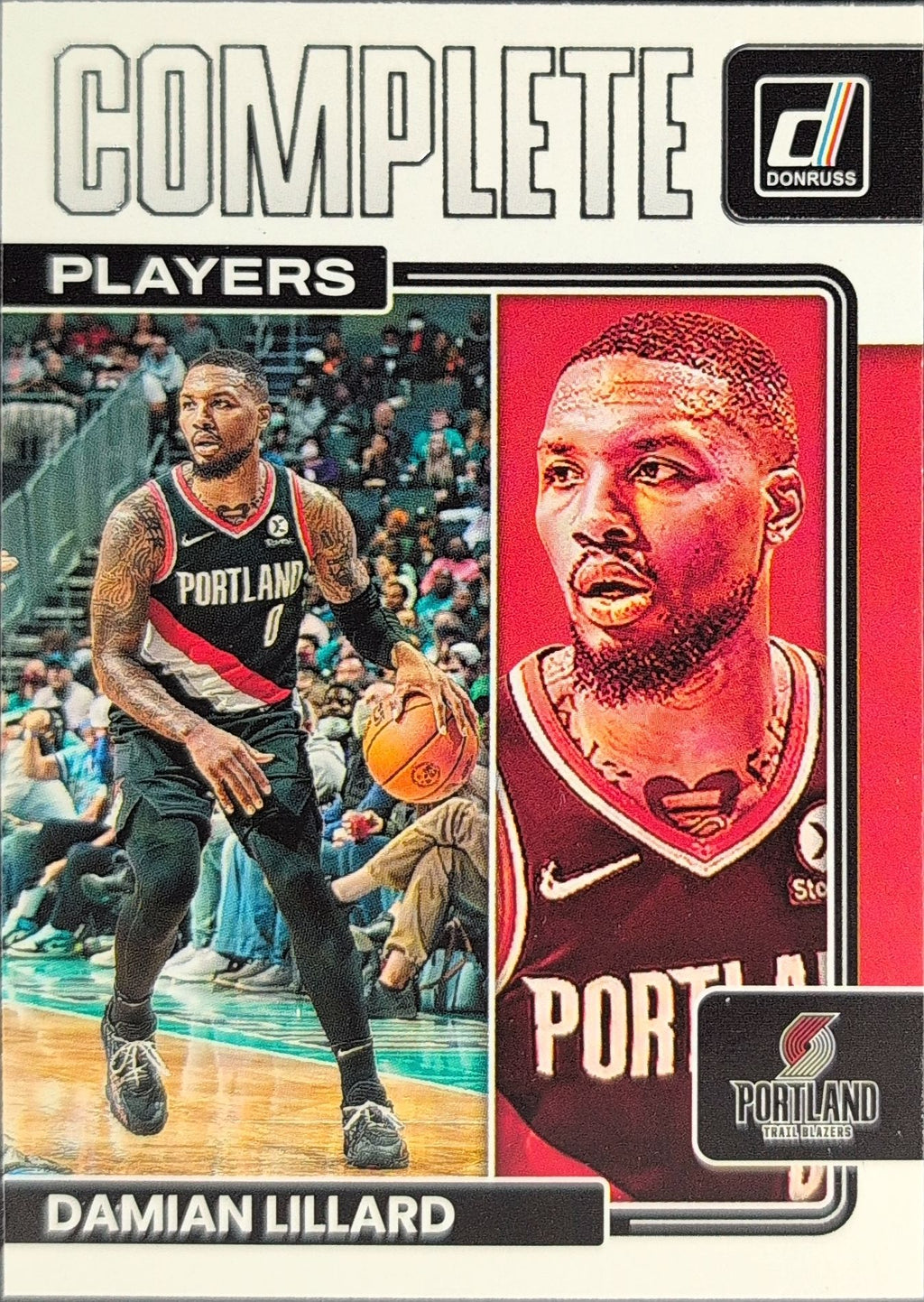 2022-23 Donruss Damian Lillard #8 Complete Players Portland Trail Blazers front