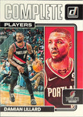 2022-23 Donruss Damian Lillard #8 Complete Players Portland Trail Blazers front