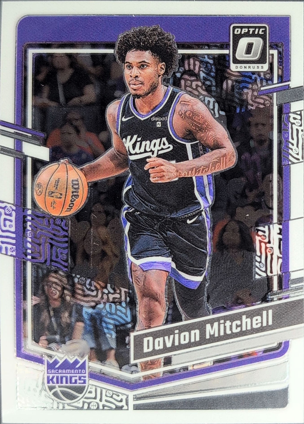 2023-24 Donruss Optic Davion Mitchell #20 Sacramento Kings front