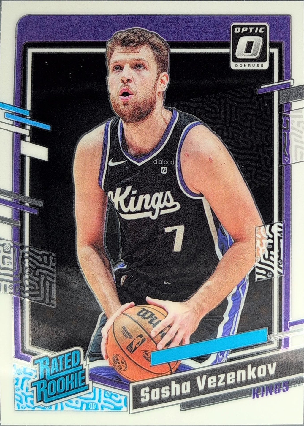 2023-24 Donruss Optic Sasha Vezenkov #244 RC Sacramento Kings front