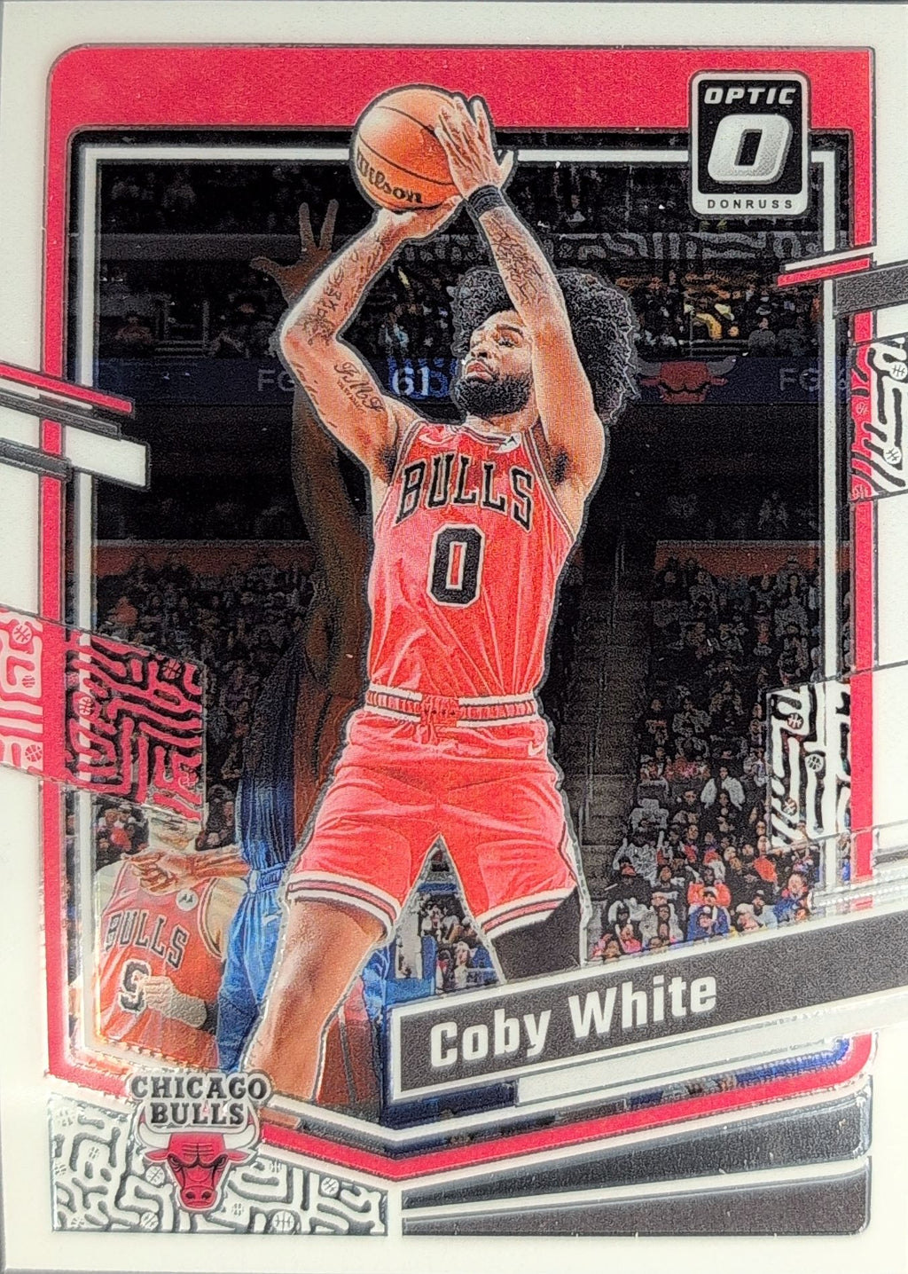 2023-24 Donruss Optic Coby White #125 Chicago Bulls front
