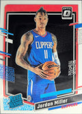 2023-24 Donruss Optic Jordan Miller #250 Purple RC Los Angeles Clippers front