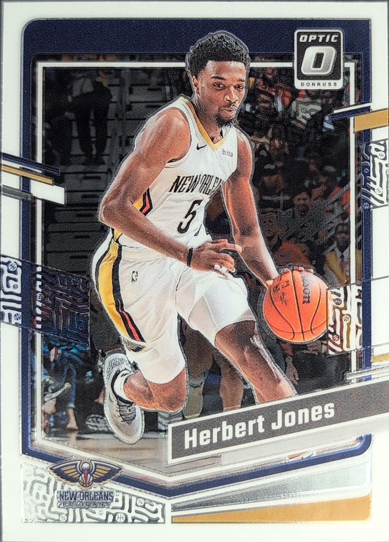 2023-24 Donruss Optic Herbert Jones #73 Holo New Orleans Pelicans front