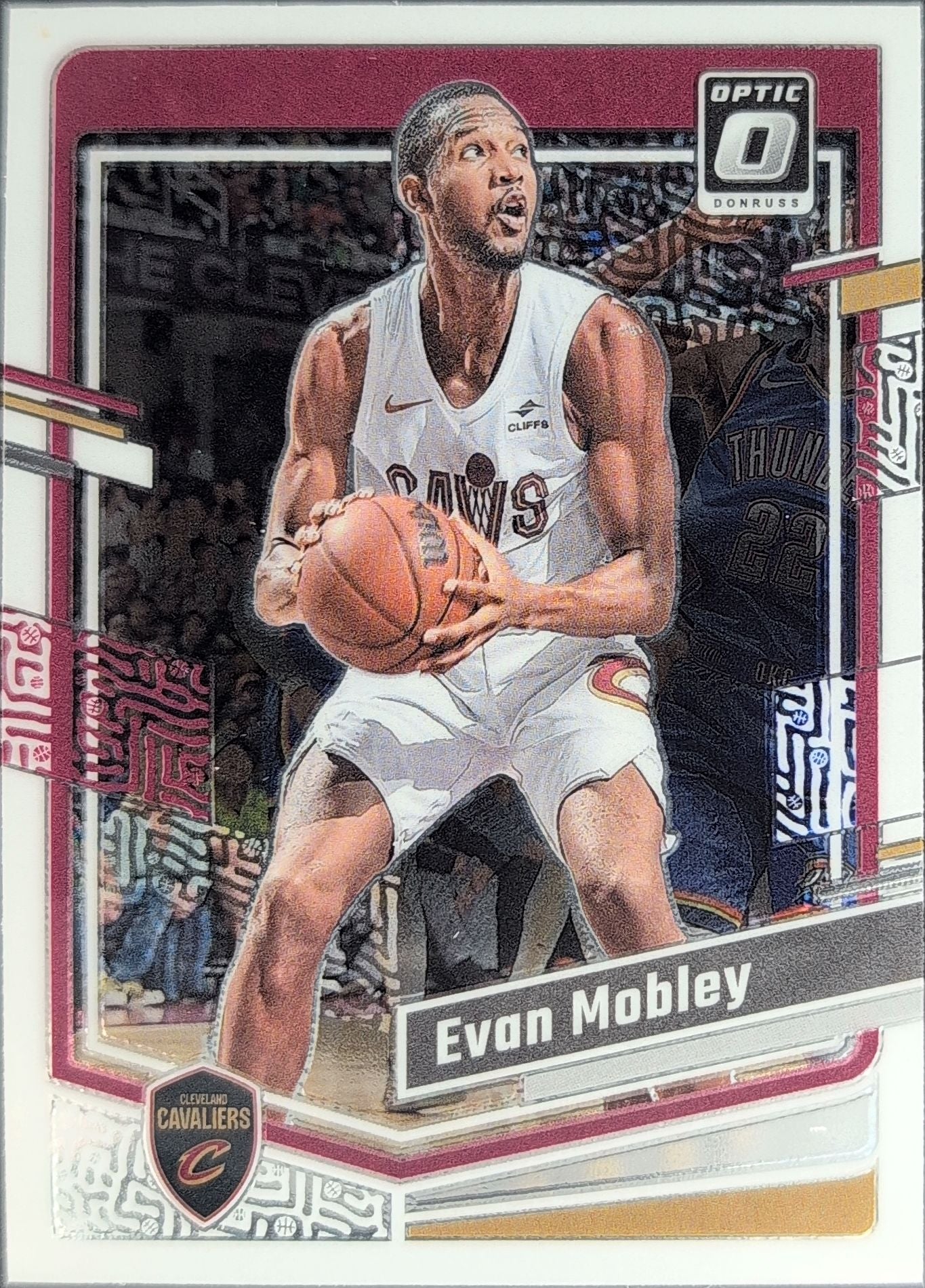 2023-24 Donruss Optic Evan Mobley #45 Cleveland Cavaliers front