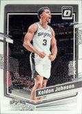 2023-24 Donruss Optic Keldon Johnson #112 San Antonio Spurs front