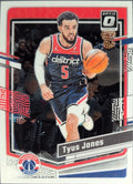 2023-24 Donruss Optic Tyus Jones #182 Washington Wizards front