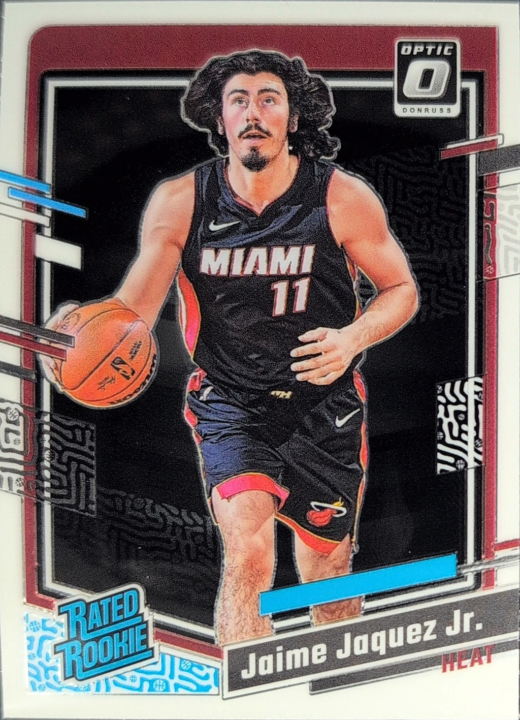 2023-24 Donruss Optic Jaime Jaquez Jr. #216 RC Miami Heat front