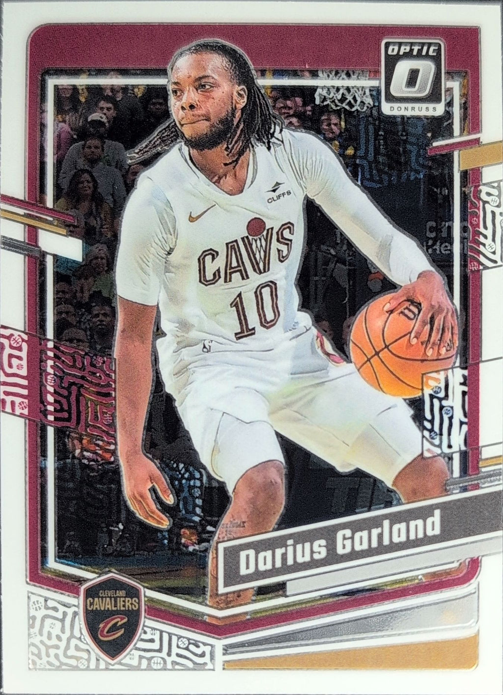 2023-24 Donruss Optic Darius Garland #31 Hyper Green Cleveland Cavaliers front