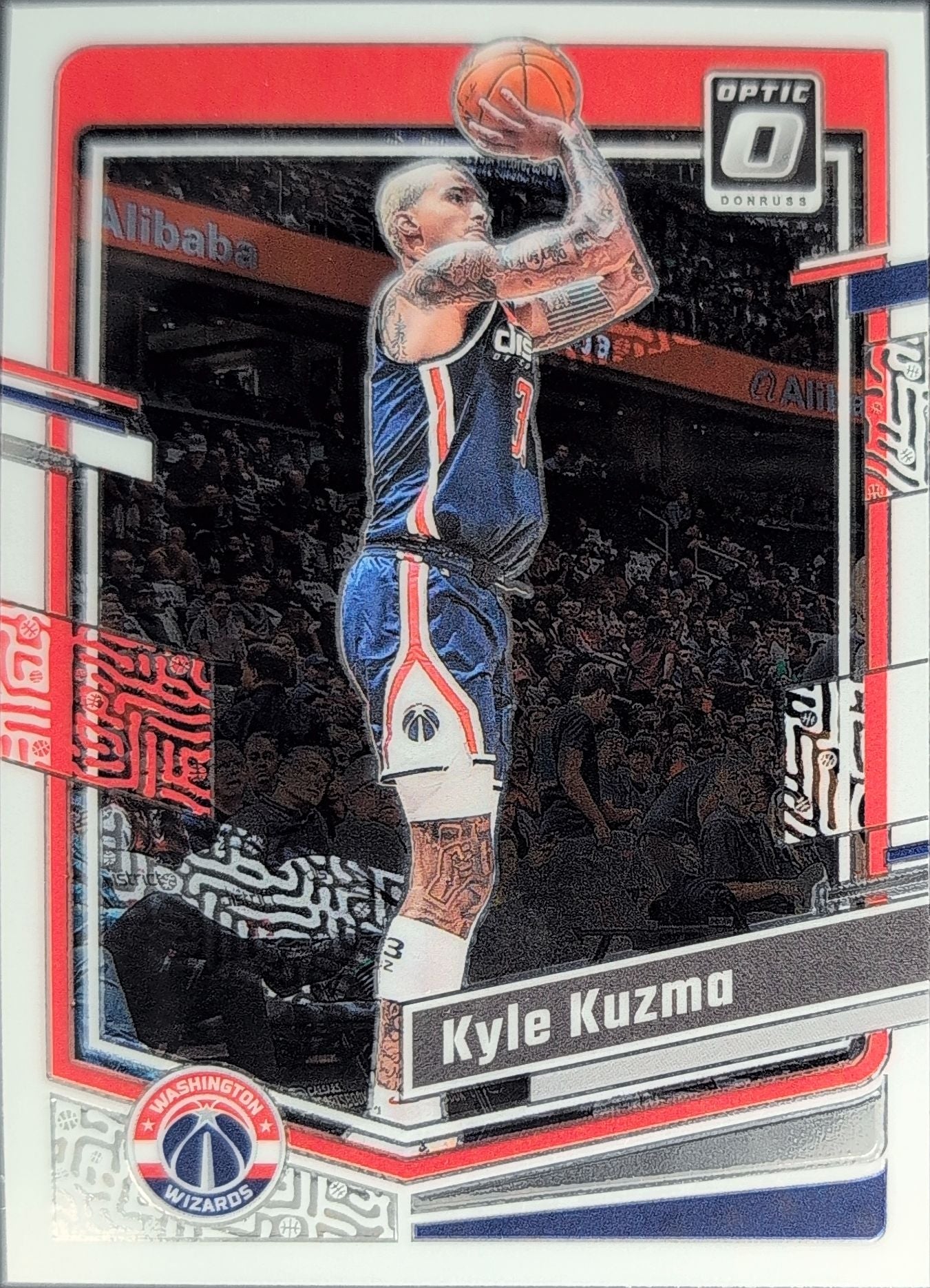 2023-24 Donruss Optic Kyle Kuzma #74 Washington Wizards front
