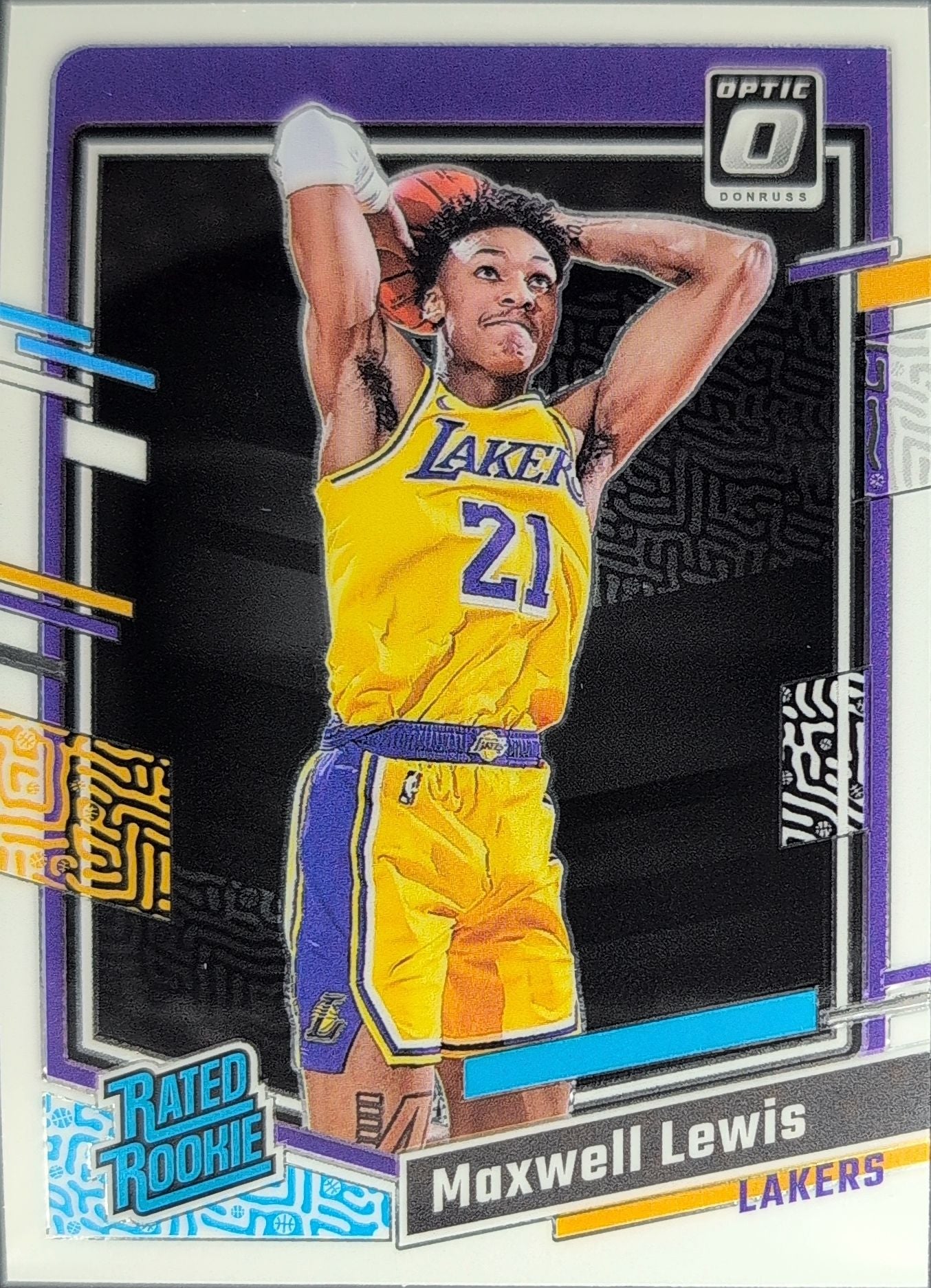 2023-24 Donruss Optic Maxwell Lewis #211 RC Los Angeles Lakers front