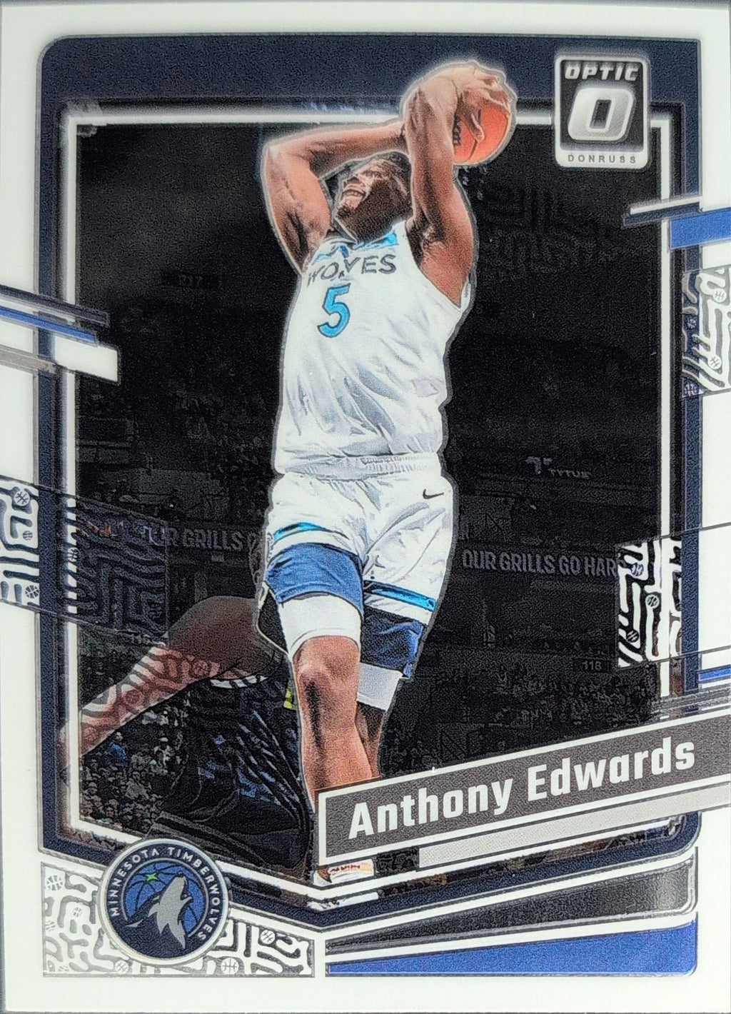 2023-24 Donruss Optic Anthony Edwards #59 Minnesota Timberwolves front