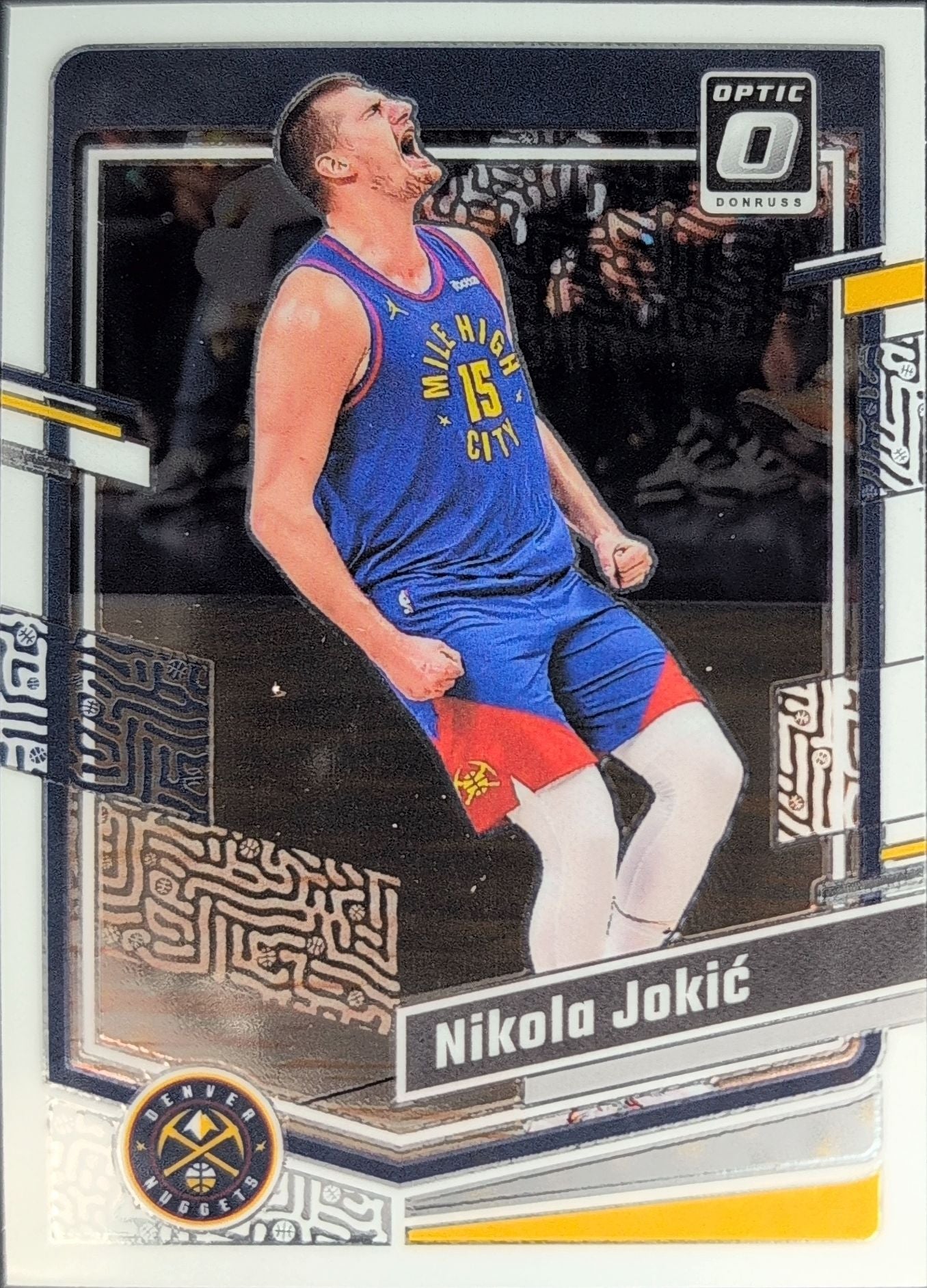 2023-24 Donruss Optic Nikola Jokic #19 Holo Denver Nuggets front