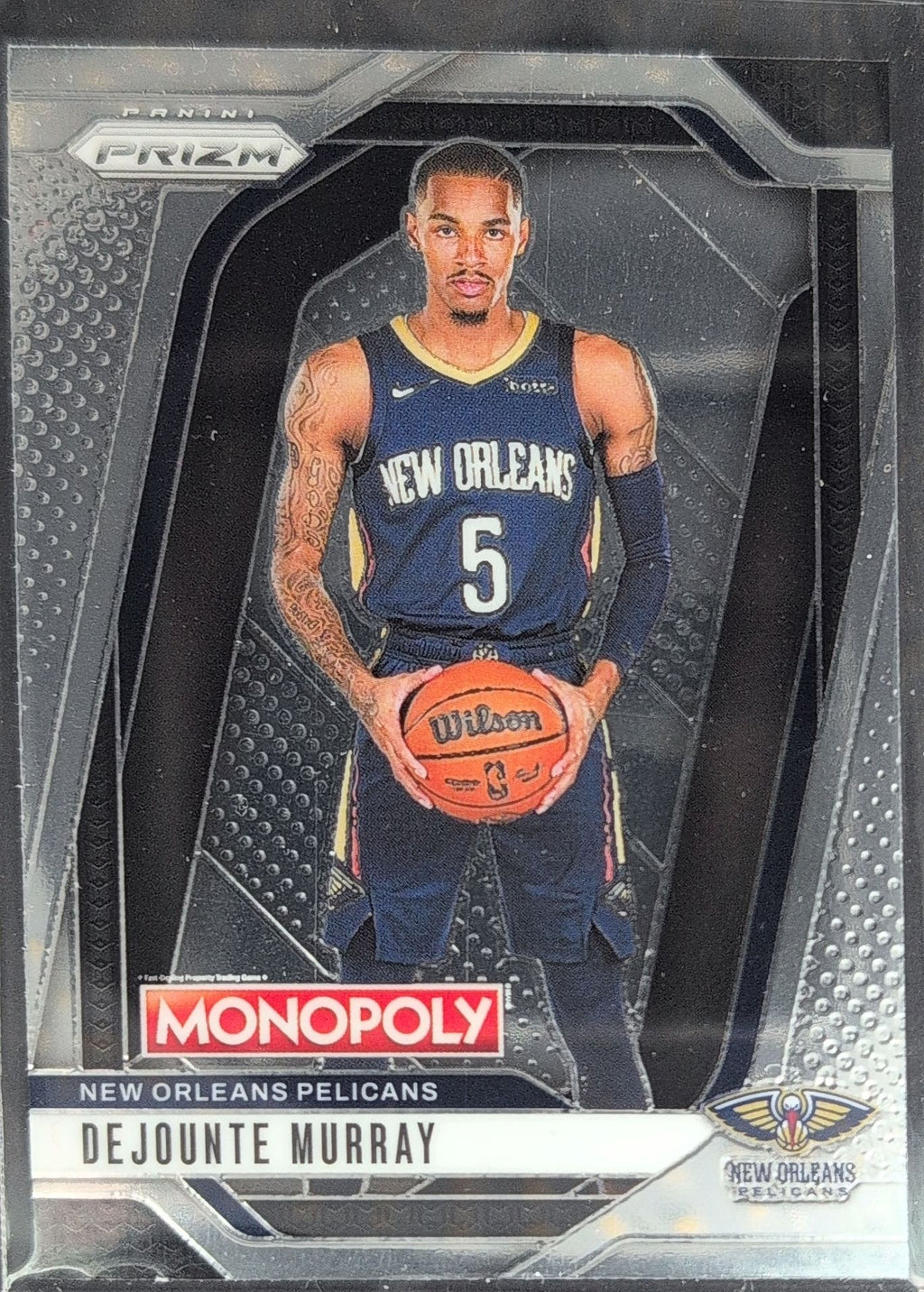 2024-25 Panini Prizm Monopoly Dejounte Murray #63 New Orleans Pelicans front