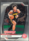 2024-25 Panini Prizm Monopoly Jalen Johnson #26 Atlanta Hawks front
