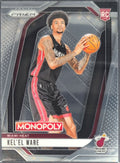 2024-25 Panini Prizm Monopoly Kel'el Ware #30 RC Miami Heat front