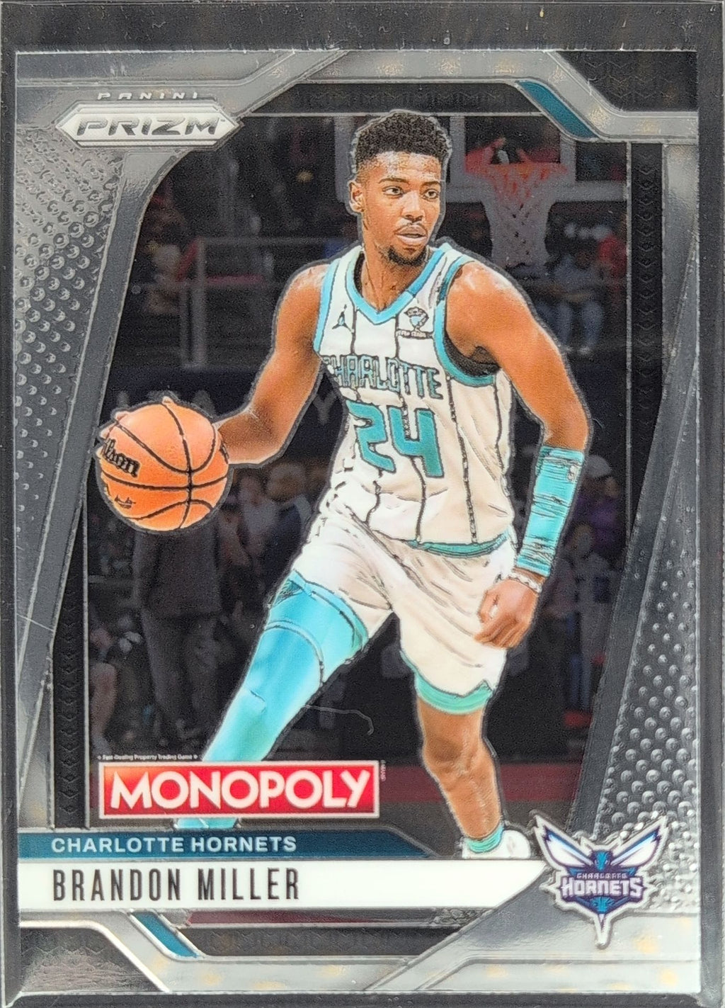 2024-25 Panini Prizm Monopoly Brandon Miller #32 Charlotte Hornets front