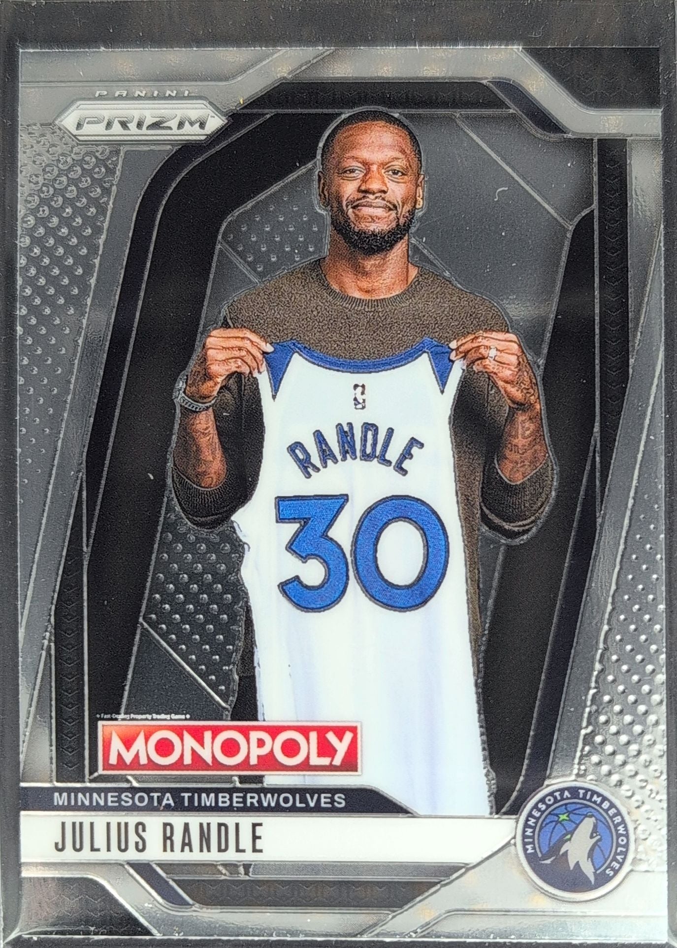2024-25 Panini Prizm Monopoly Julius Randle #41 Minnesota Timberwolves front