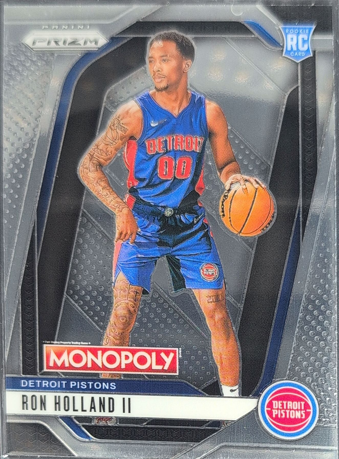 2024-25 Panini Prizm Monopoly Ron Holland II #66 RC Detroit Pistons front