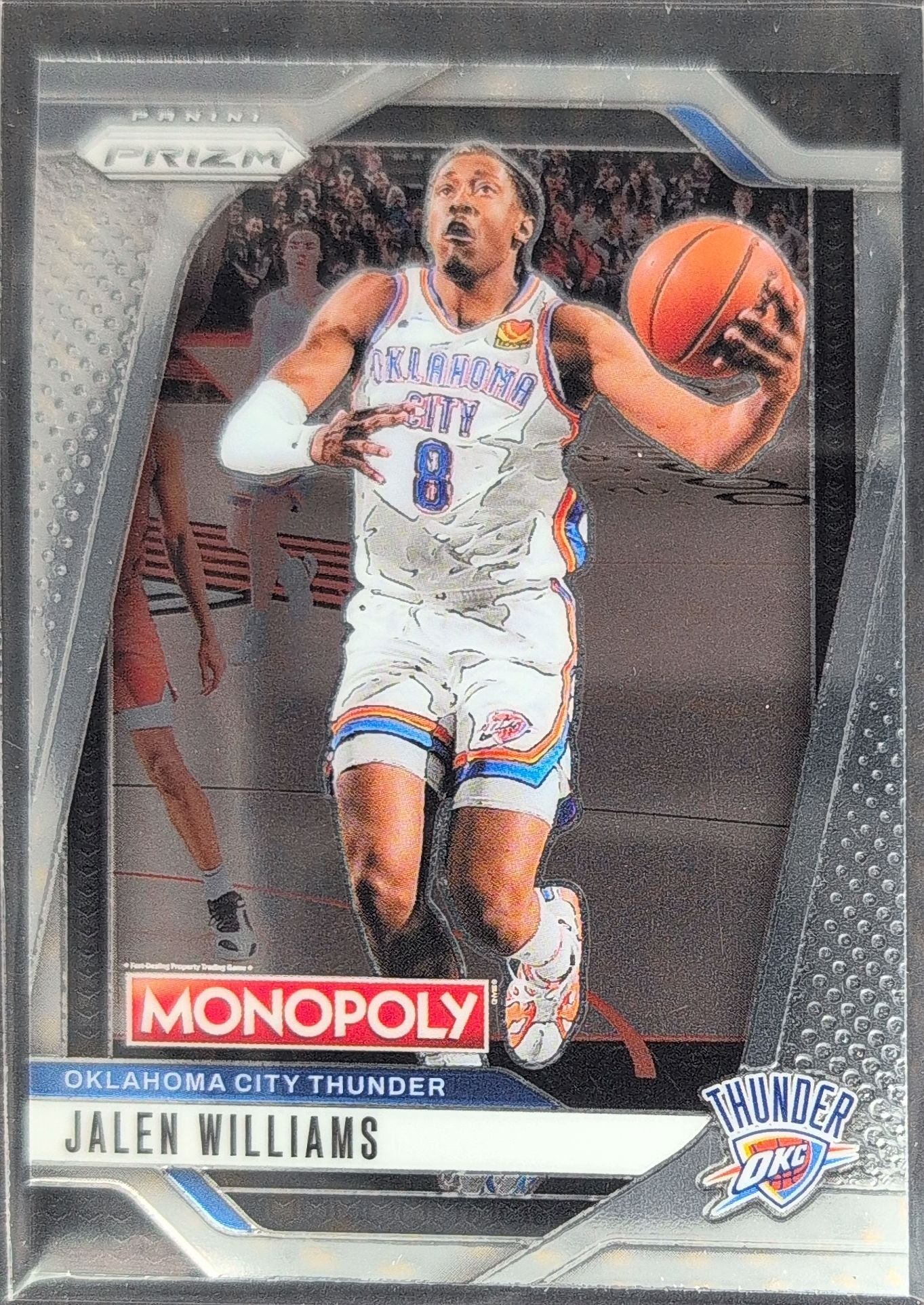 2024-25 Panini Prizm Monopoly Jalen Williams #81 Oklahoma City Thunder front