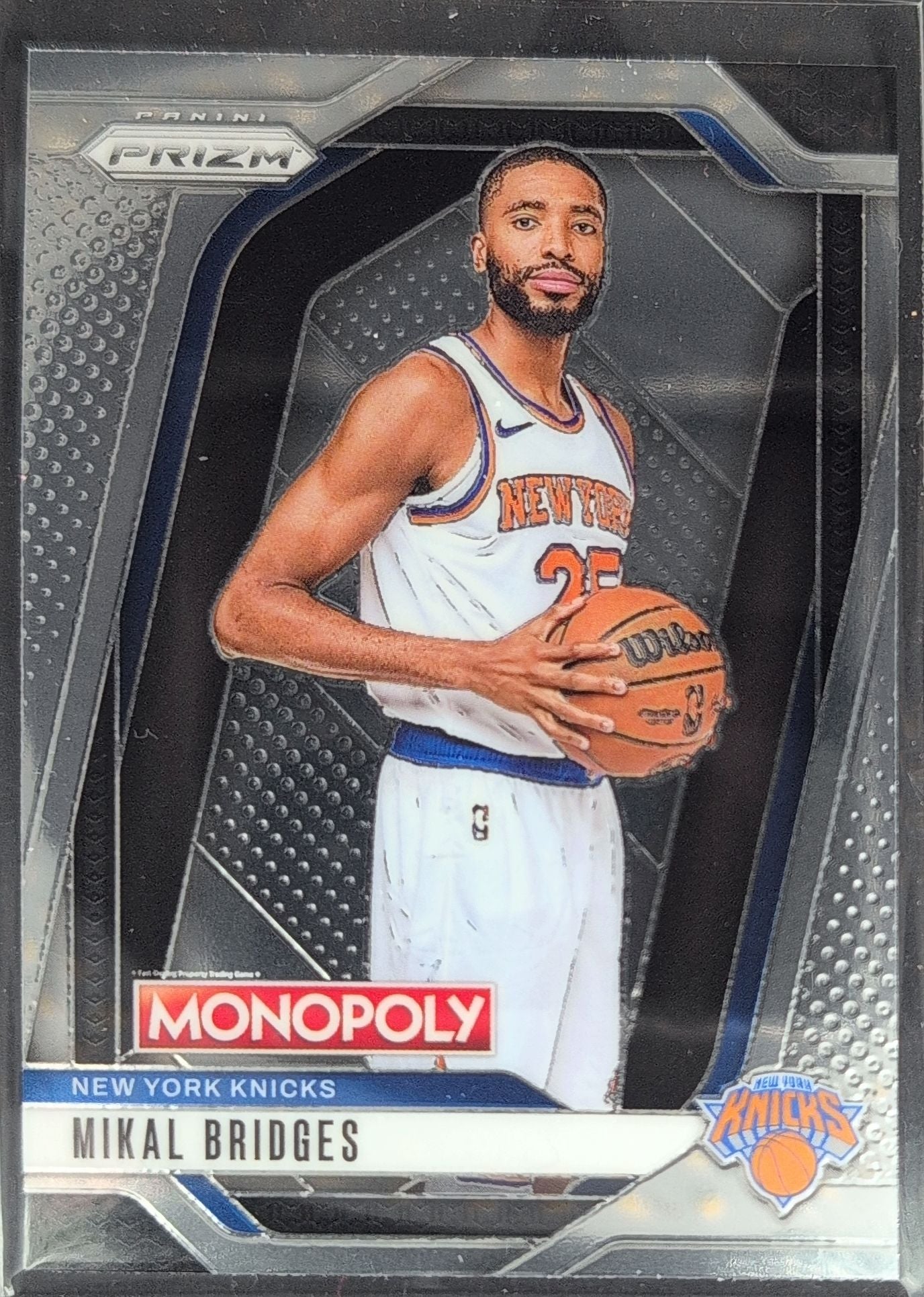 2024-25 Panini Prizm Monopoly Mikal Bridges #42 New York Knicks front