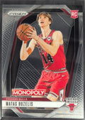 2024-25 Panini Prizm Monopoly Matas Buzelis #12 RC Chicago Bulls front