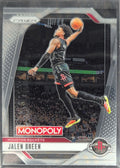 2024-25 Panini Prizm Monopoly Jalen Green #71 Houston Rockets front