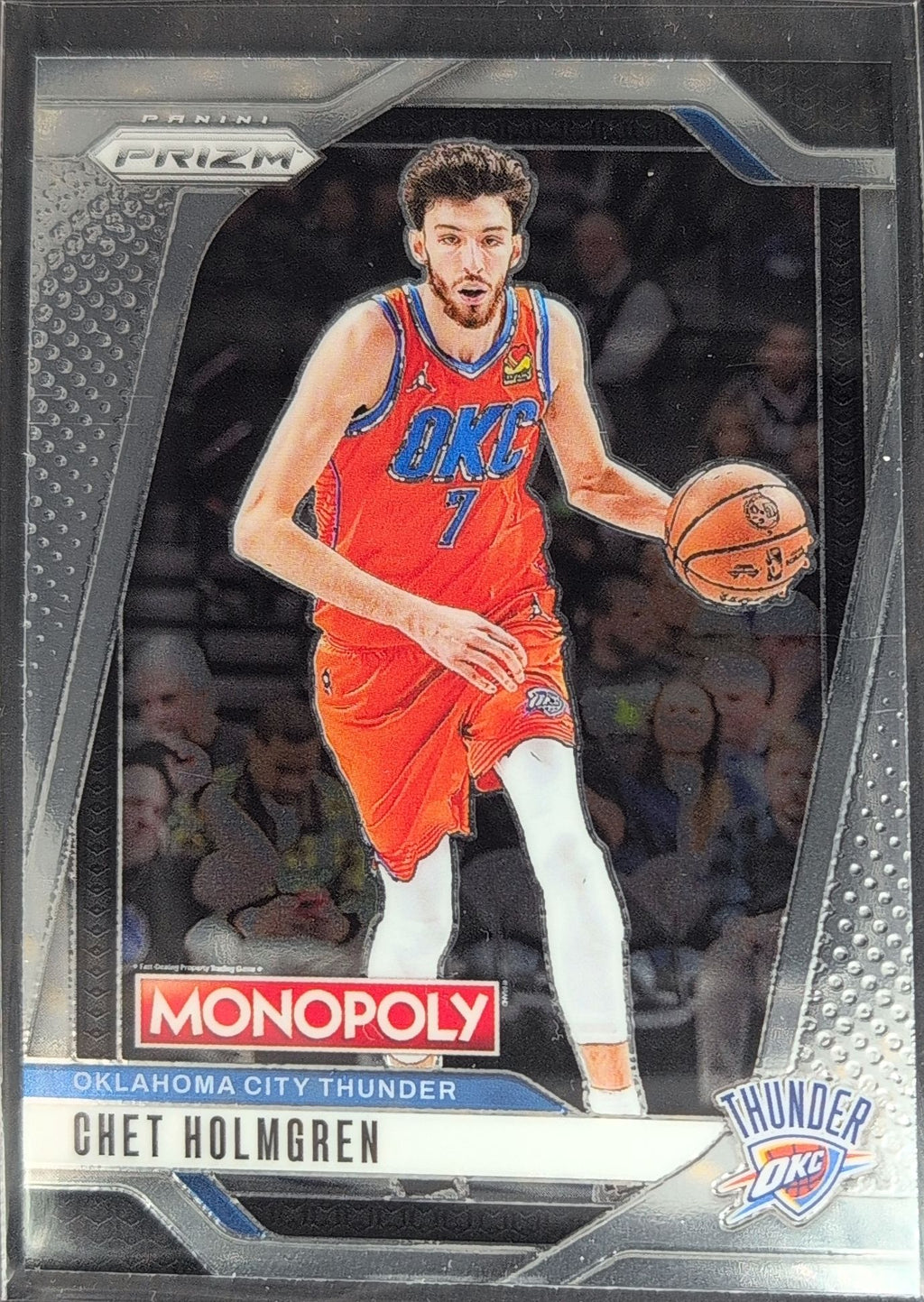2024-25 Panini Prizm Monopoly Chet Holmgren #80 Oklahoma City Thunder front