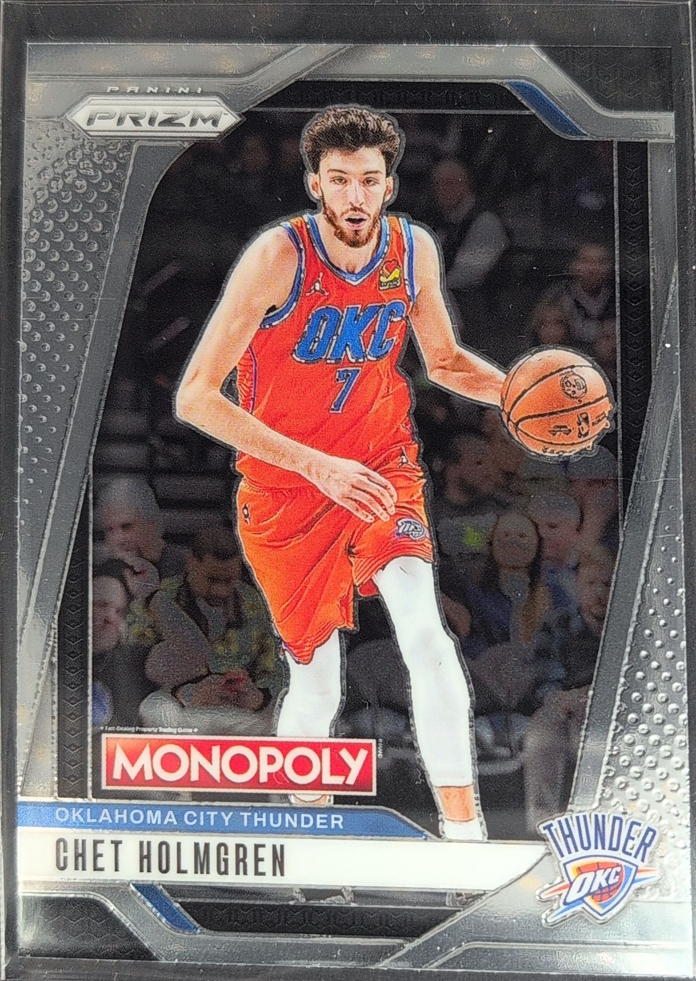 2024-25 Panini Prizm Monopoly Chet Holmgren #80 Oklahoma City Thunder front