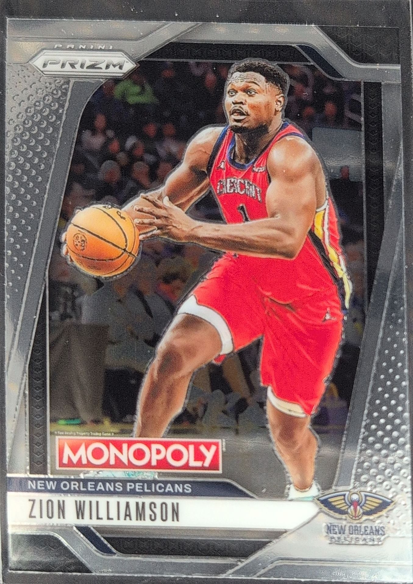 2024-25 Panini Prizm Monopoly Zion Williamson #61 New Orleans Pelicans front