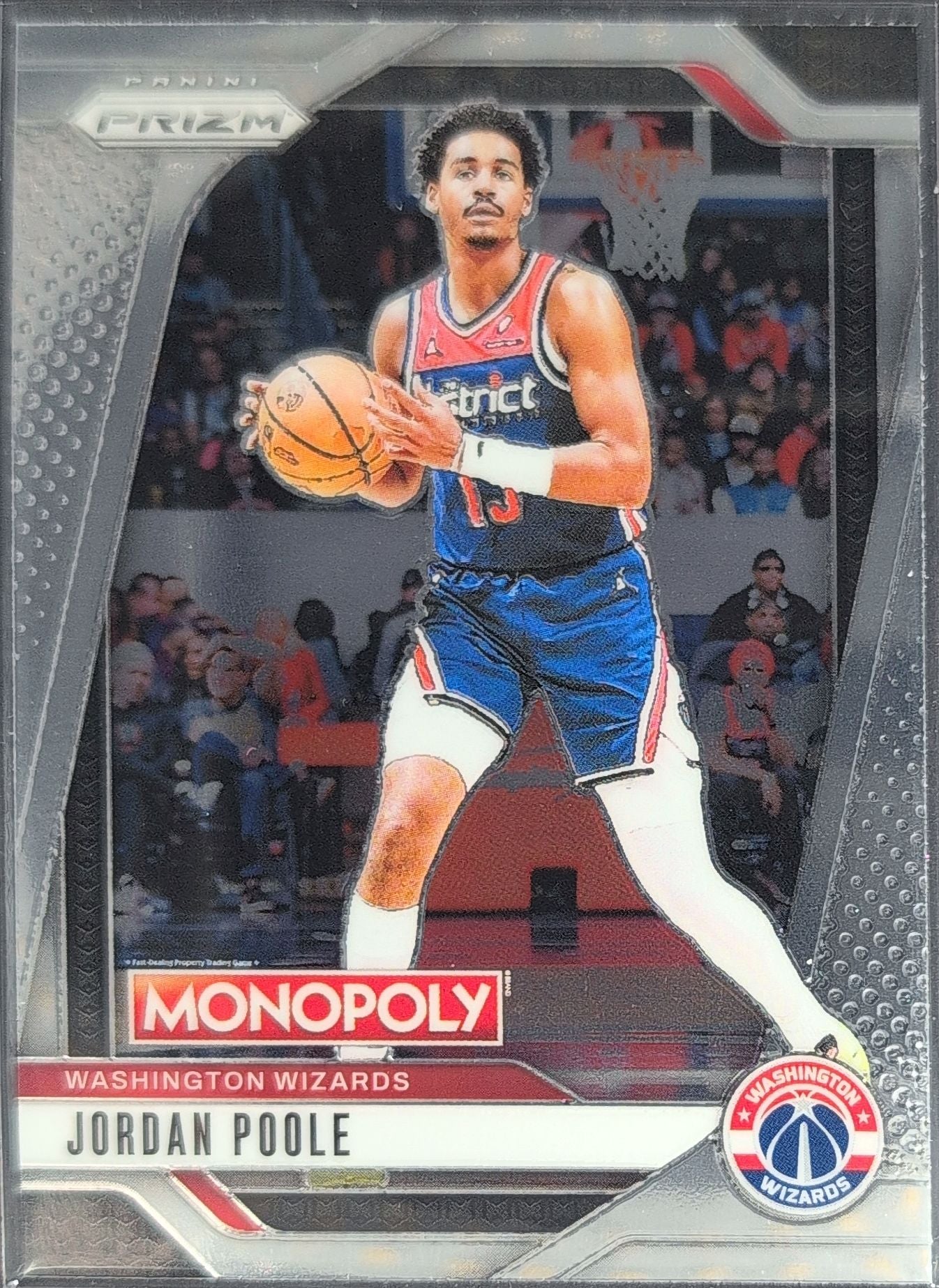2024-25 Panini Prizm Monopoly Jordan Poole #85 Washington Wizards front