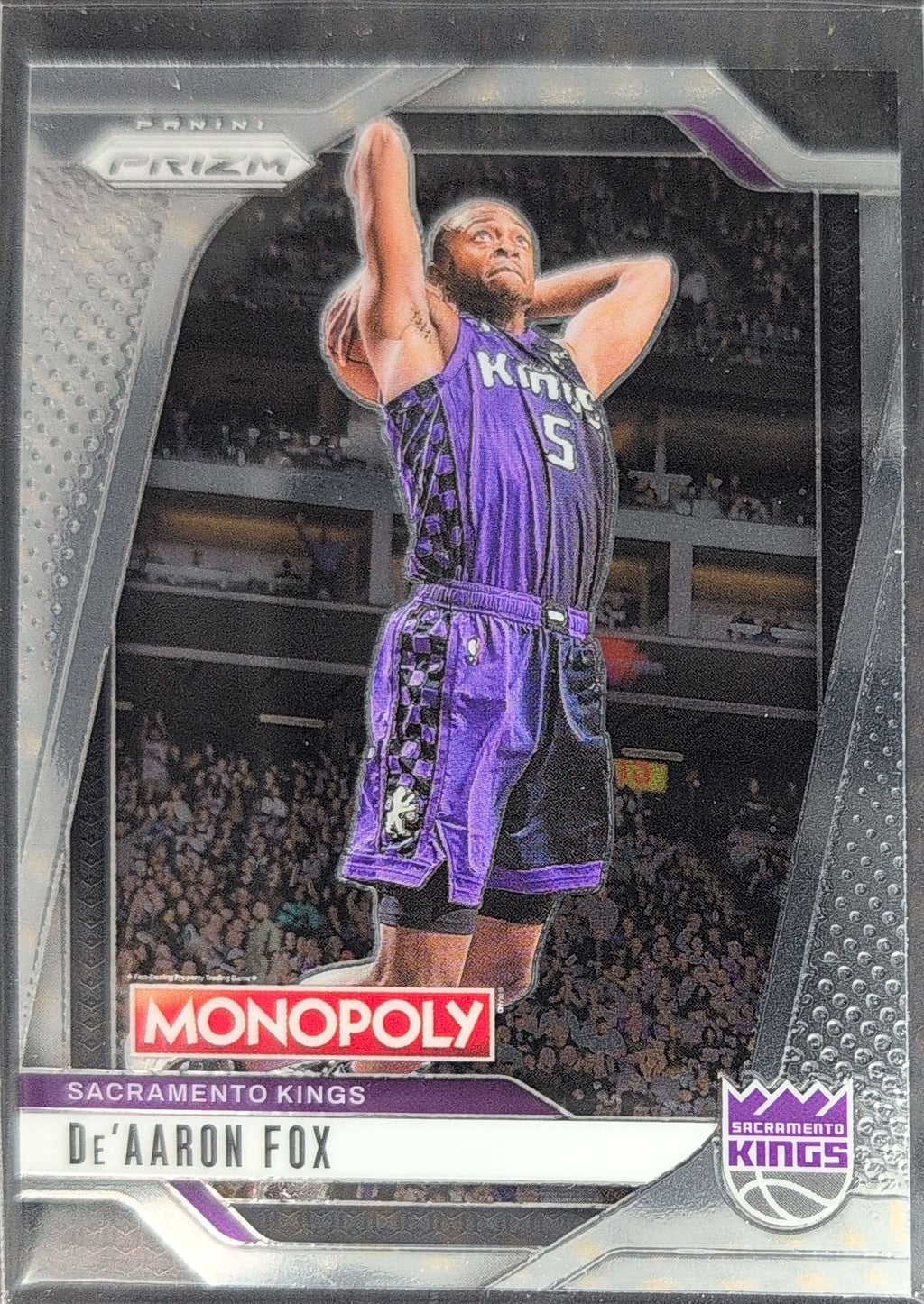 2024-25 Panini Prizm Monopoly De'Aaron Fox #37 Sacramento Kings front