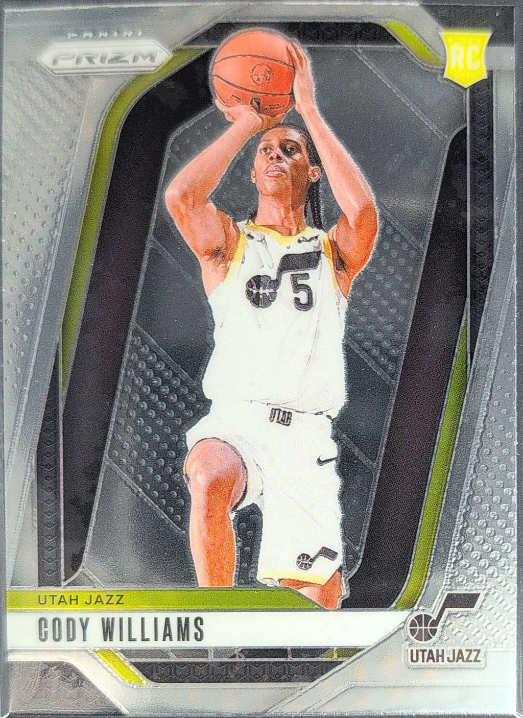 2024-25 Panini Prizm Cody Williams #232 RC Utah Jazz front