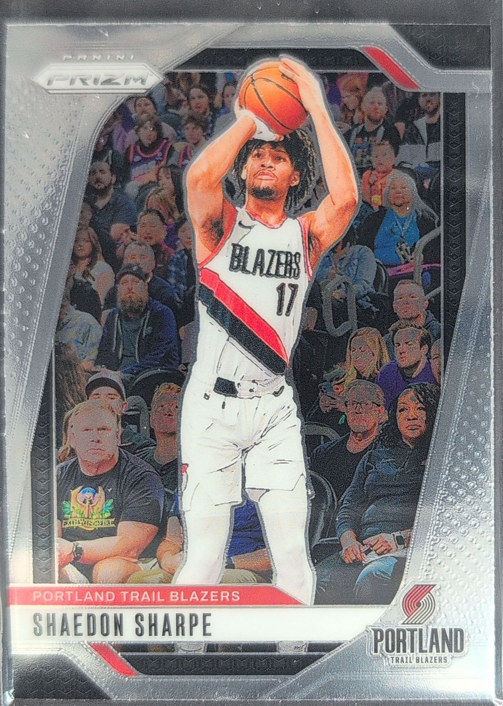 2024-25 Panini Prizm Shaedon Sharpe #144 Portland Trail Blazers front