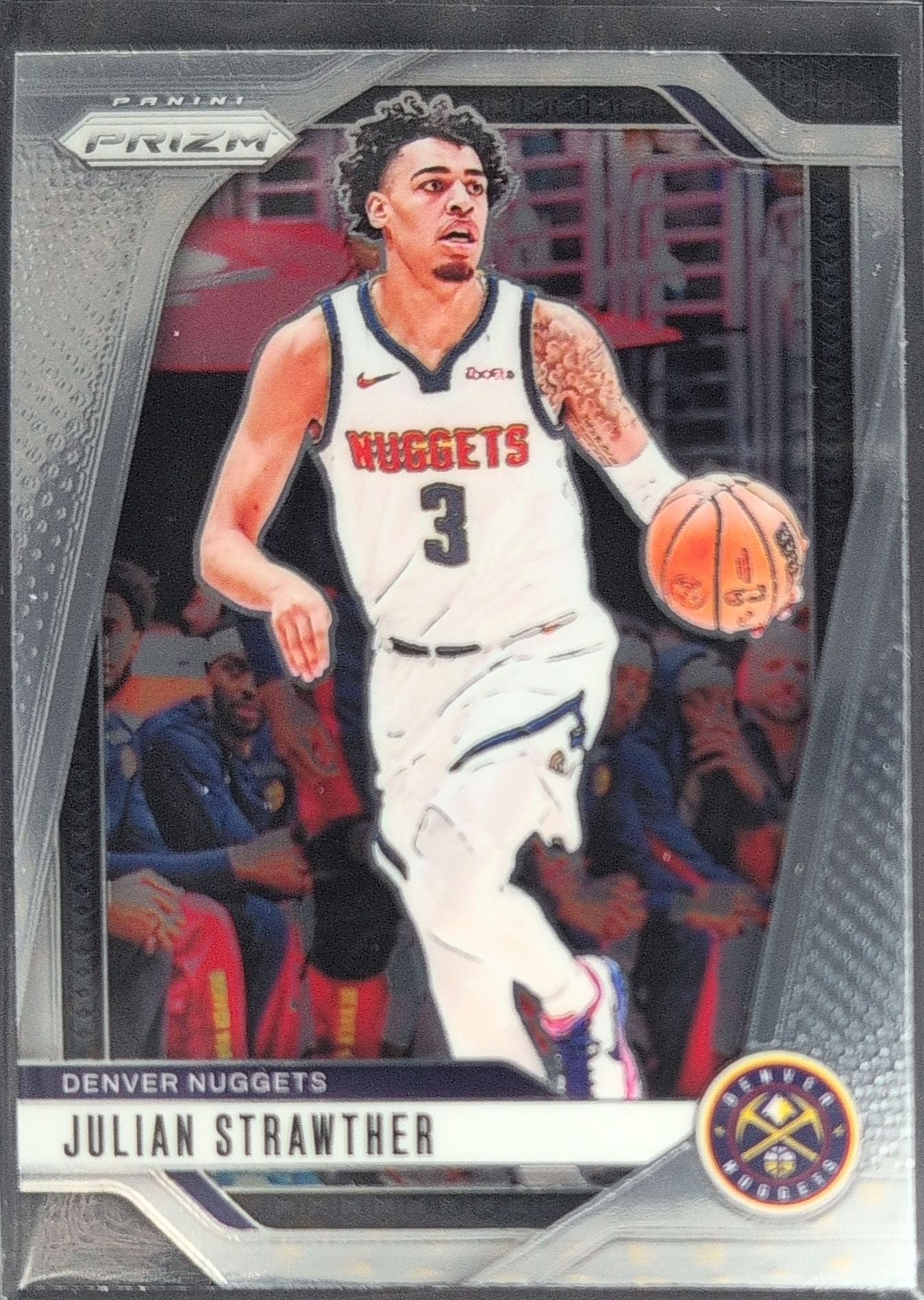 2024-25 Panini Prizm Julian Strawther #92 Denver Nuggets front
