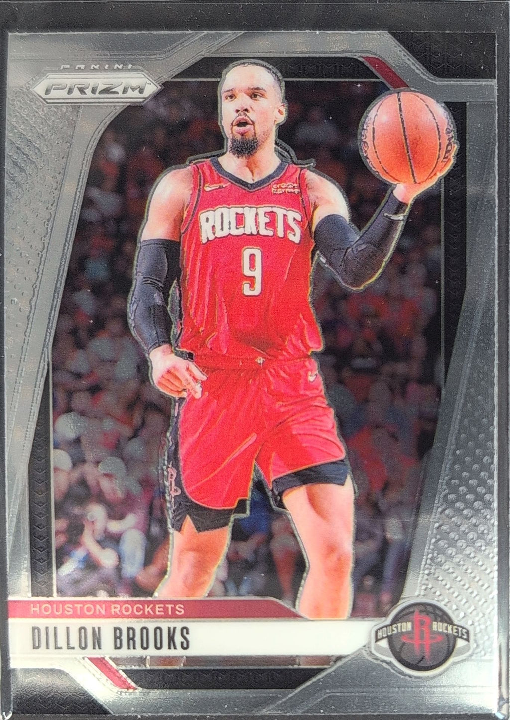 2024-25 Panini Prizm Dillon Brooks #213 Prizms Silver Houston Rockets front