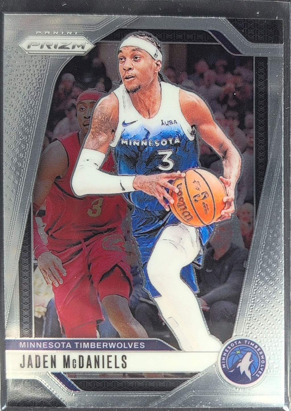 2024-25 Panini Prizm Jaden McDaniels #175 Minnesota Timberwolves front