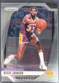 2024-25 Panini Prizm Magic Johnson #294 Prizms Silver Los Angeles Lakers front