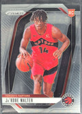 2024-25 Panini Prizm Ja'Kobe Walter #223 RC Toronto Raptors front