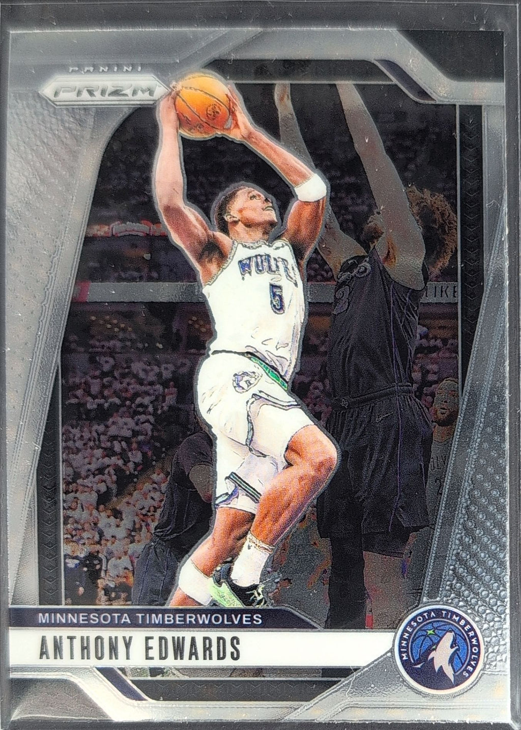 2024-25 Panini Prizm Anthony Edwards #100 Minnesota Timberwolves front
