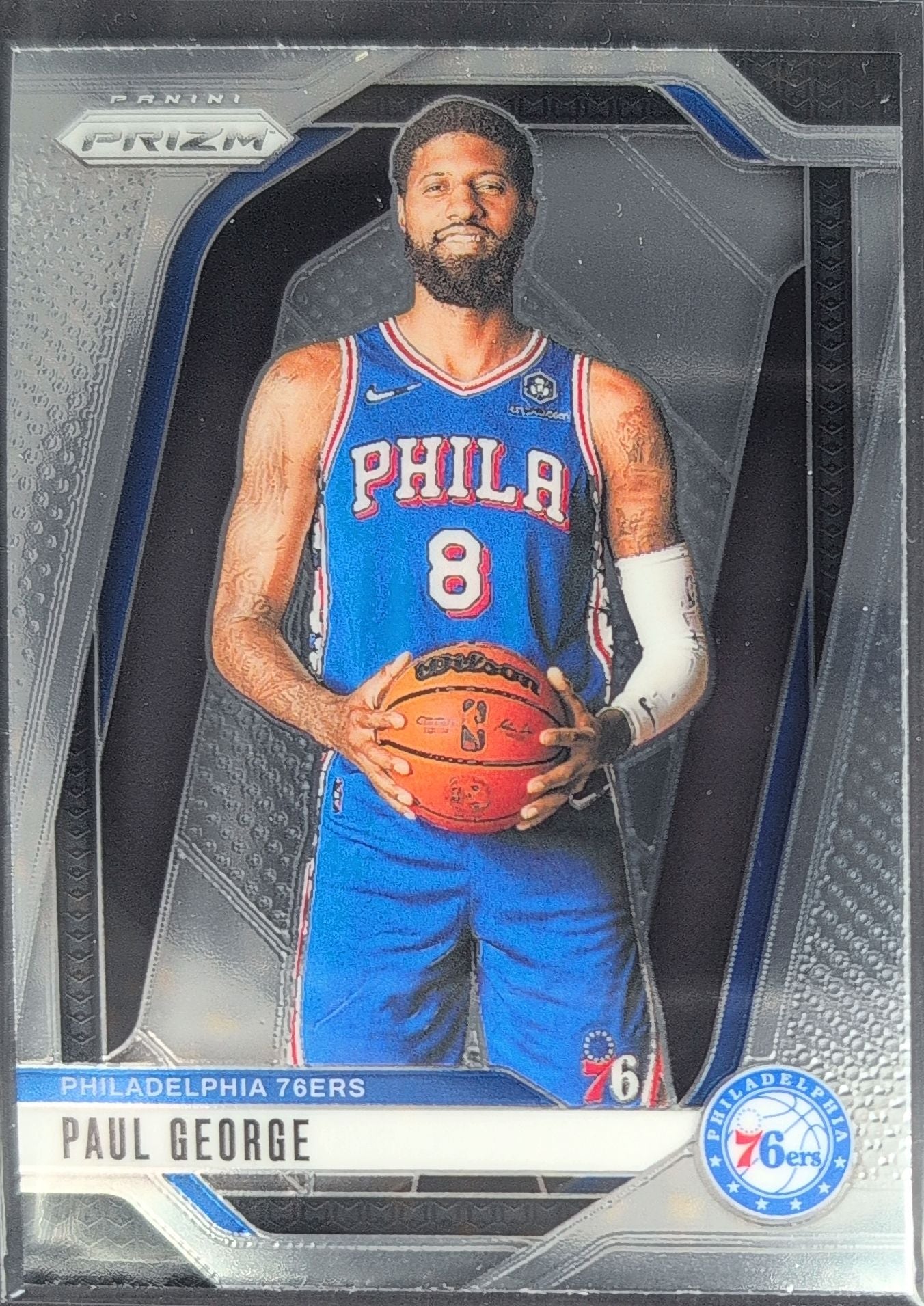 2024-25 Panini Prizm Paul George #50 Philadelphia 76ers front