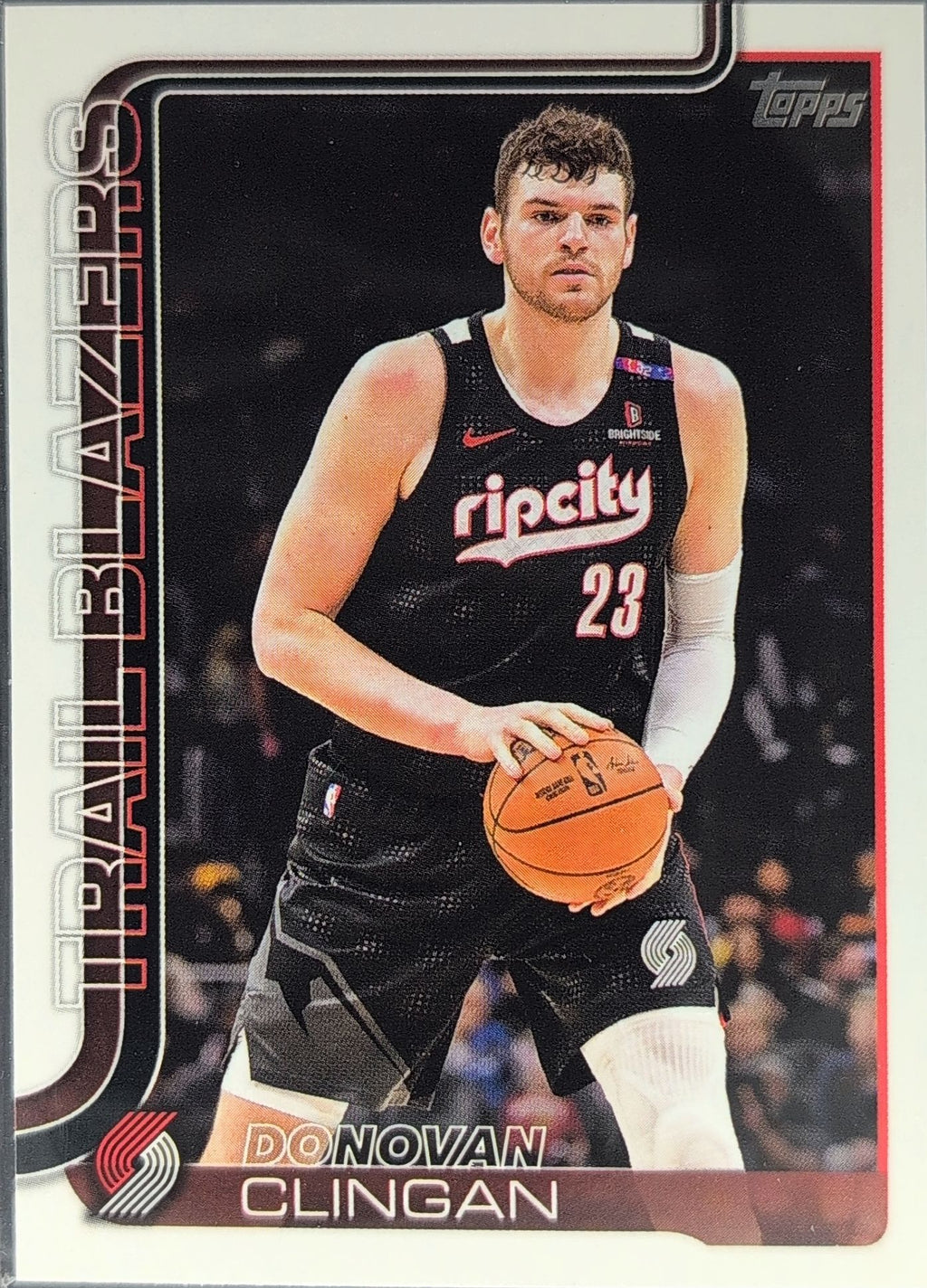2025-26 Topps Donovan Clingan #126 Portland Trail Blazers front