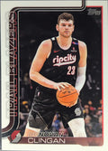 2025-26 Topps Donovan Clingan #126 Portland Trail Blazers front