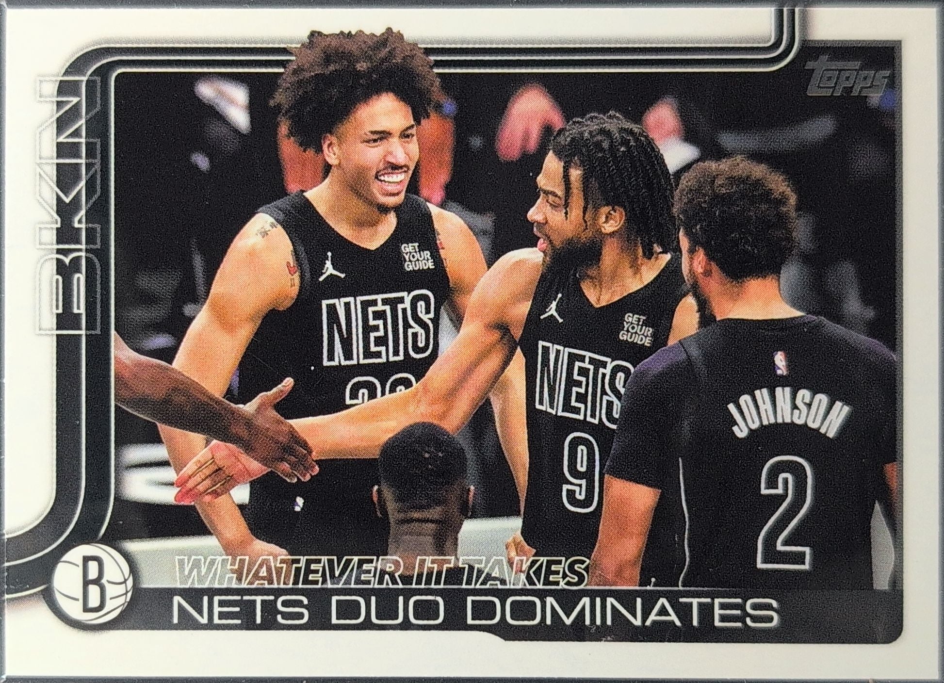 2025-26 Topps Whatever It Takes: Nets Duo Dominates #273 Brooklyn Nets front