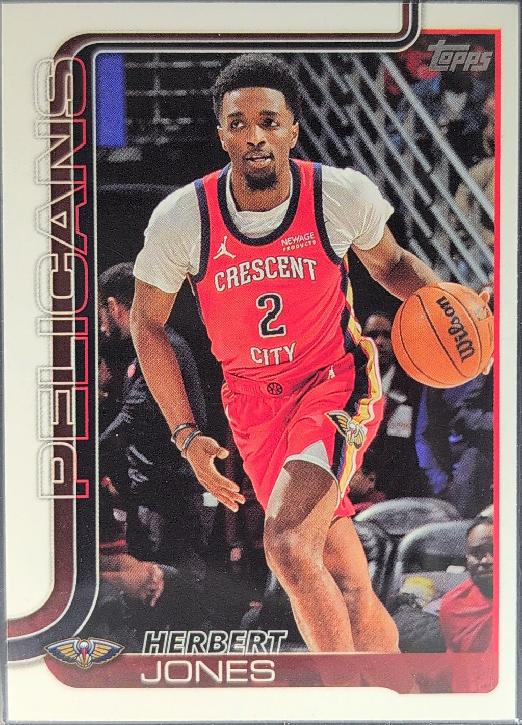 2025-26 Topps Herbert Jones #189 New Orleans Pelicans front