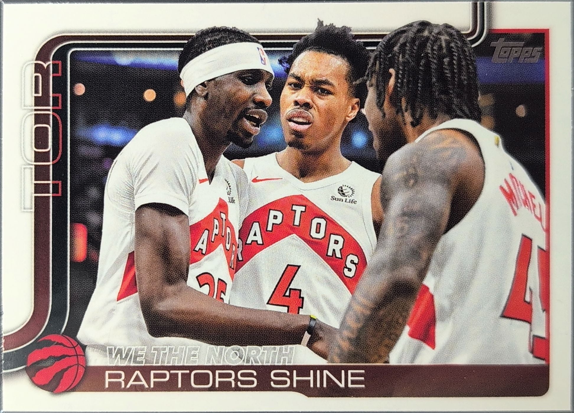 2025-26 Topps We The North: Raptors Shine #276 Toronto Raptors front