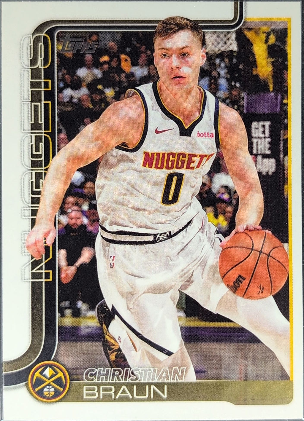 2025-26 Topps Christian Braun #102 Denver Nuggets front