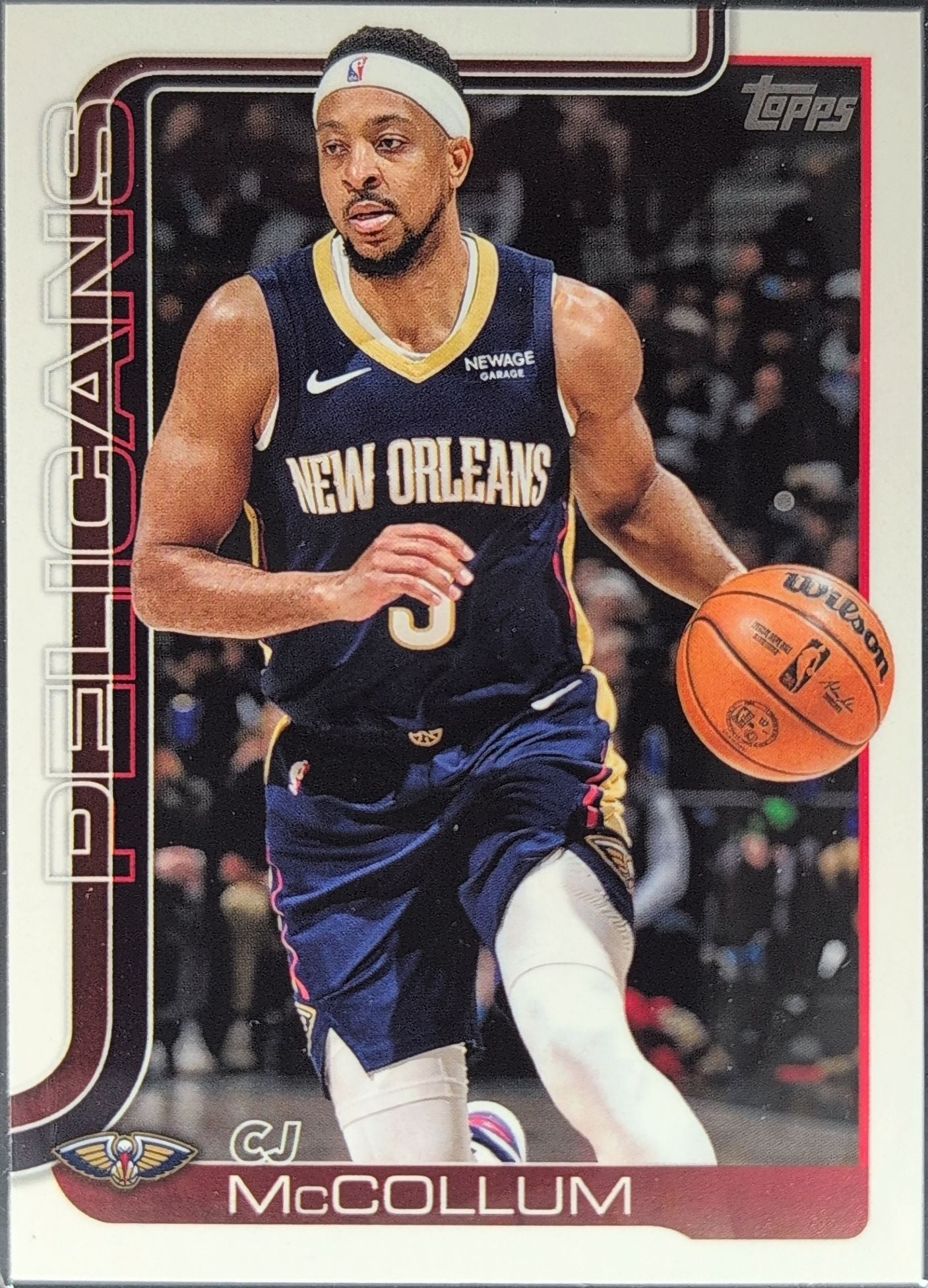 2025-26 Topps CJ McCollum #193 New Orleans Pelicans front