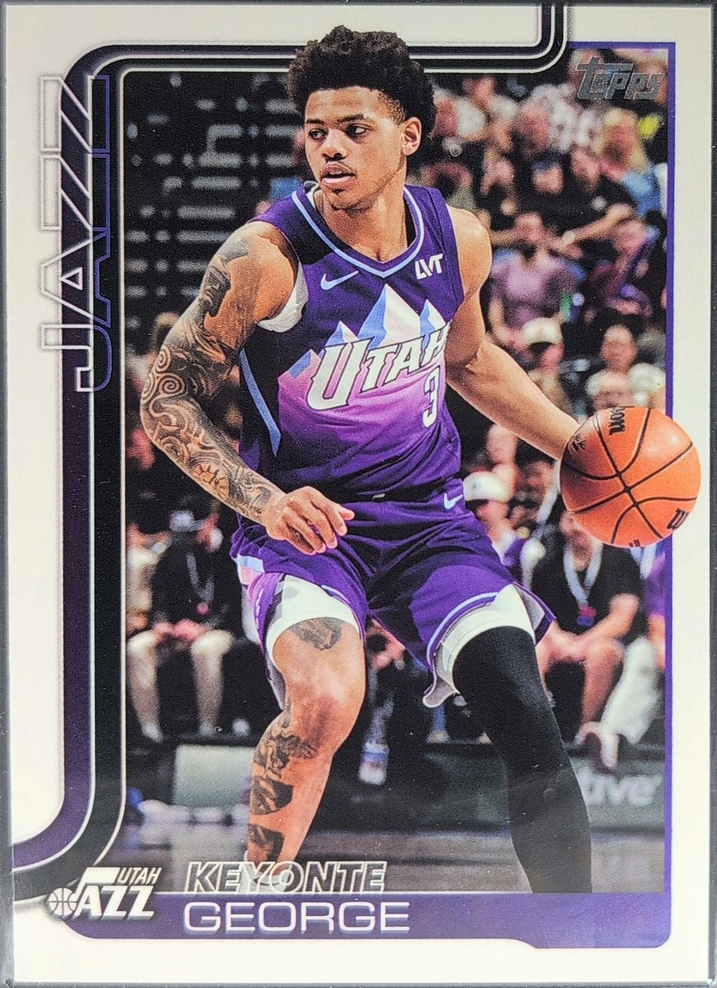 2025-26 Topps Keyonte George #131 Utah Jazz front