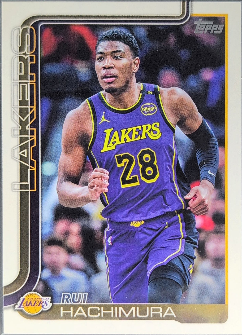 2025-26 Topps Rui Hachimura #154 Los Angeles Lakers front