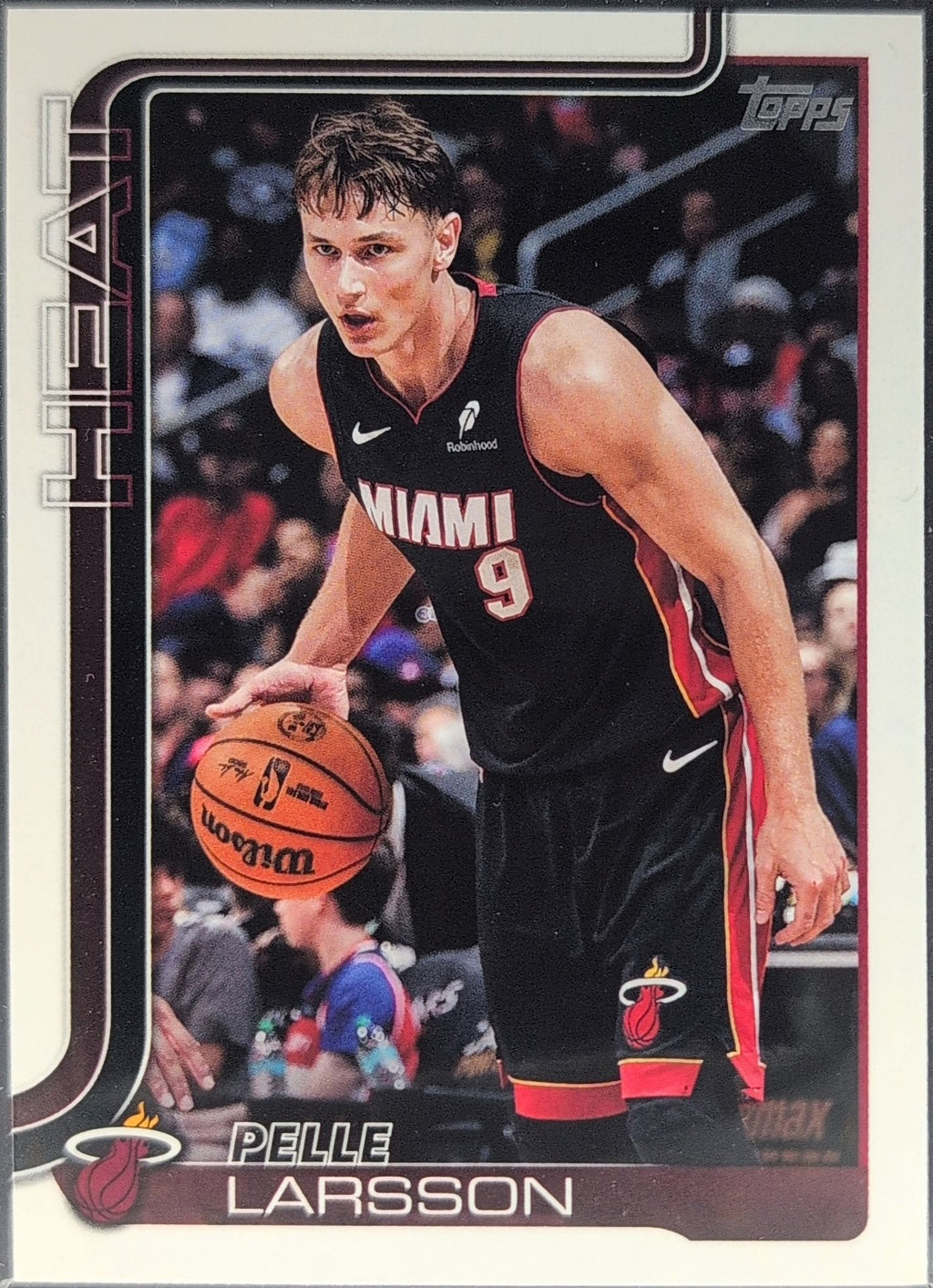 2025-26 Topps Pelle Larsson #79 Miami Heat front